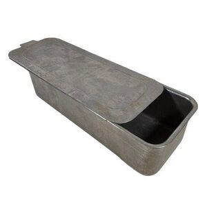 Mirro Aluminum Sliding Lid Loaf Pan 10 1/4" x 3 5/8" x 2 5/8" Vintage 5197M USA